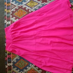 Free People Maxi Skirt, bright pink